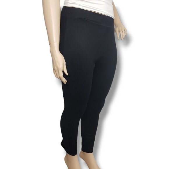 Torrid Suede Legging Womens 1X Full Length‎ Signature Waist Black - Picture 2 of 11